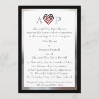 Celtic Heart - Wedding invitation