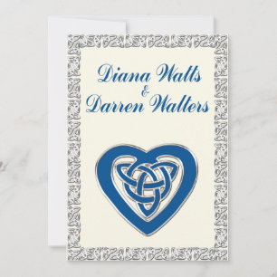 Celtic Heart Wedding Invitation 2