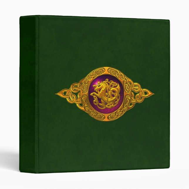 Celtic Horse Design Binder (Front/Spine)