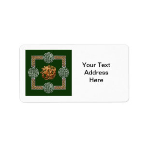 Celtic Horse Design Label