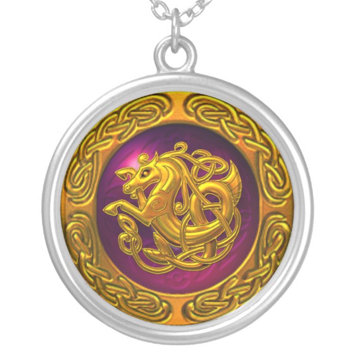 Celtic Horse Design Pendant