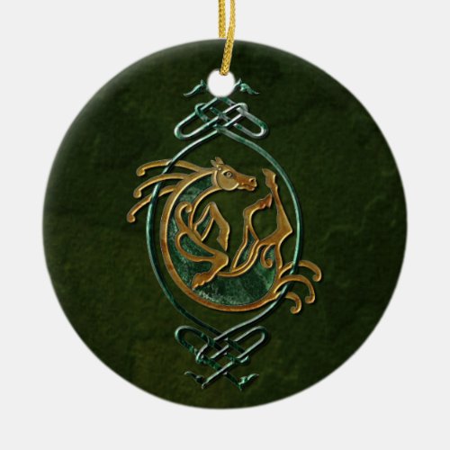 Celtic Horse Knotwork - Stone