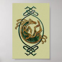 Celtic Horse Knotwork - Stone