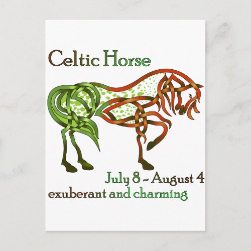 Celtic Horse Postcard