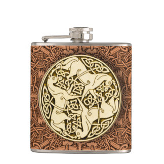 Celtic Horses Flask