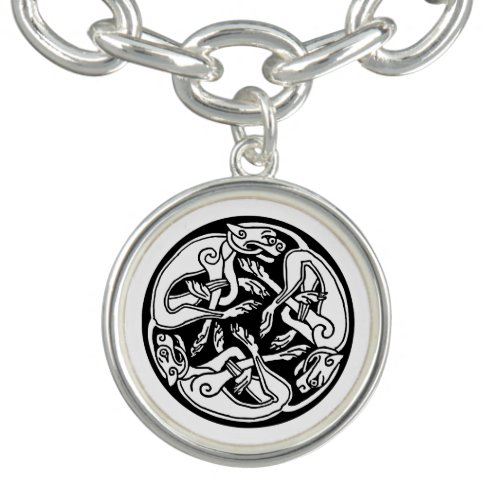 celtic hounds bracelet