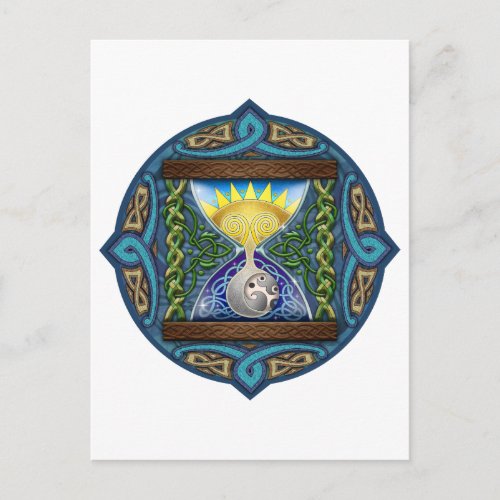 Celtic Hourglass Postcard