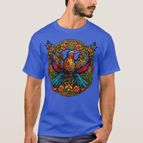 Celtic Hummingbird T_Shirt