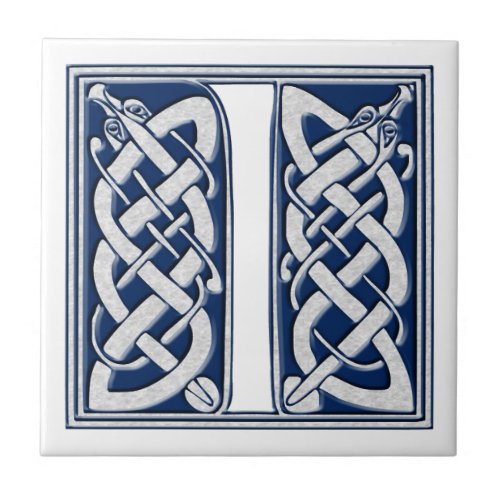 Celtic I Monogram Tile