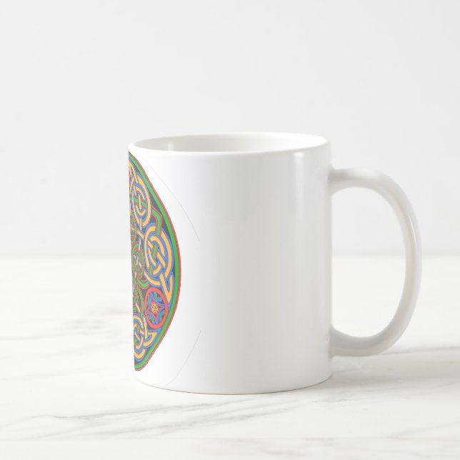 Celtic Ilumination - Trinity Circle Coffee Mug (Right)