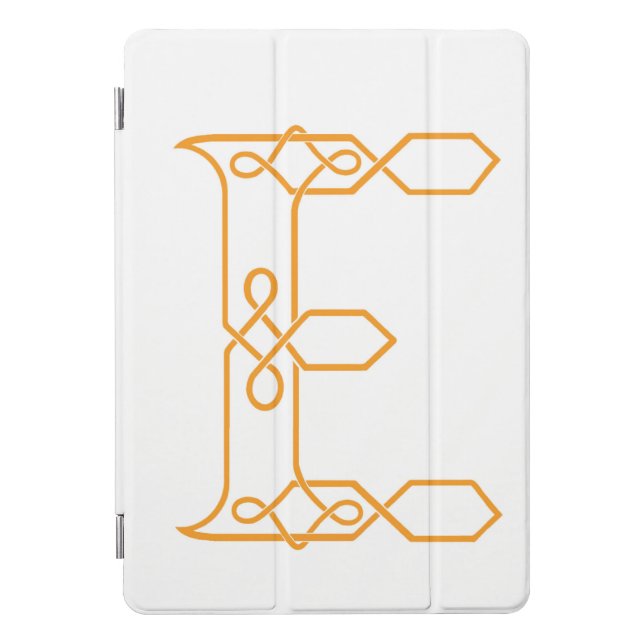 Celtic Initial E iPad Pro Cover (Front)
