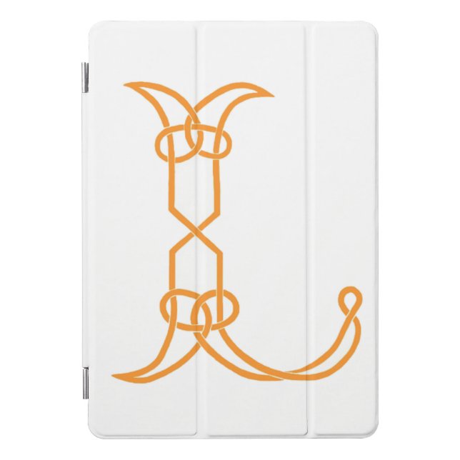 Celtic Initial L iPad Pro Cover (Front)