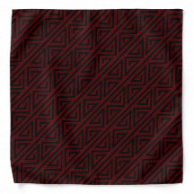Celtic Inspired Black Tribal Zig Zag Weave Pattern