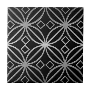 Celtic Inspired Tile abstract Stainless Steel look