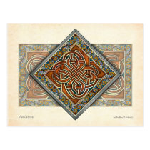 Celtic Interlace Panel Postcard