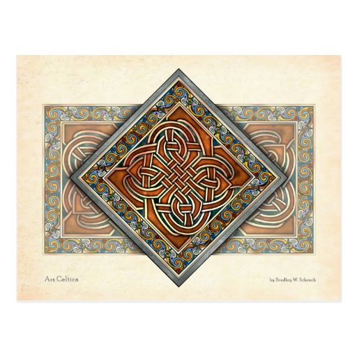 Celtic Interlace Panel Postcard | Zazzle