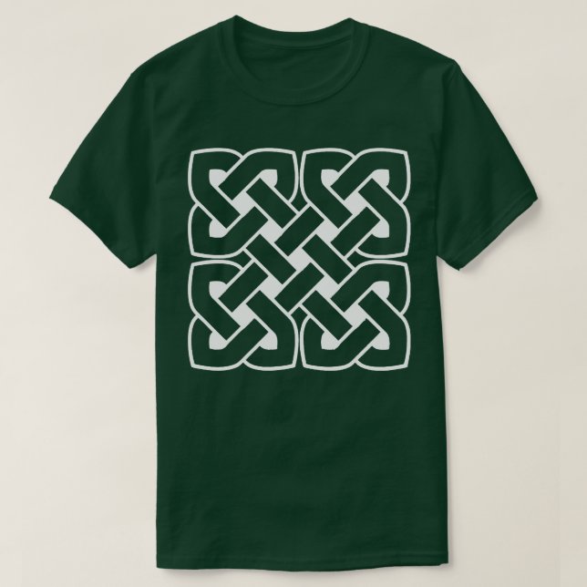 Celtic Interwoven Endless Knot Geometric Pattern 3 T-Shirt (Design Front)
