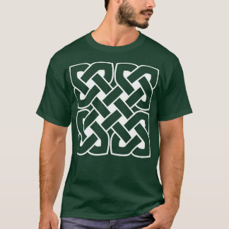 Celtic Interwoven Endless Knot Geometric Pattern 3 T-Shirt