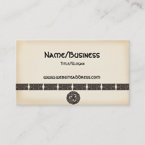 Celtic Irish Bars &amp; Symbols Design Business Cards