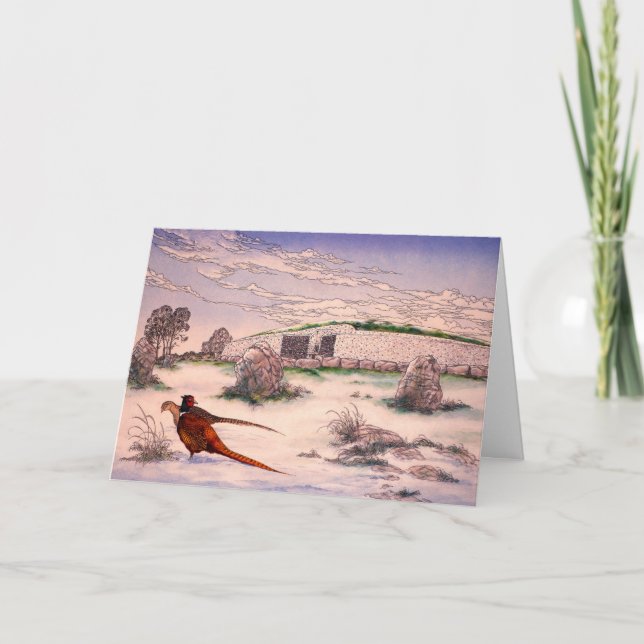 Celtic Irish Christmas Card Newgrange Ireland (Front)