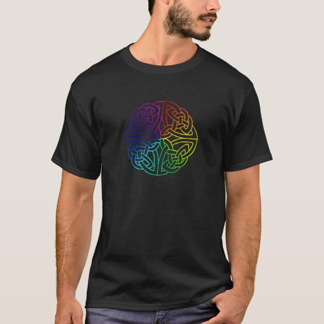 Celtic / Irish Gay and Lesbian Pride T-Shirt (Front)