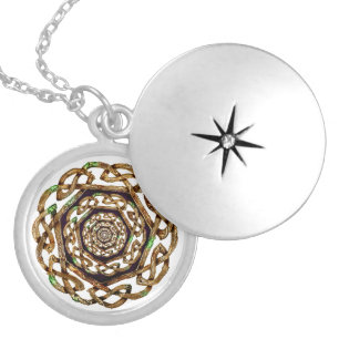 celtic irish ireland locket necklace