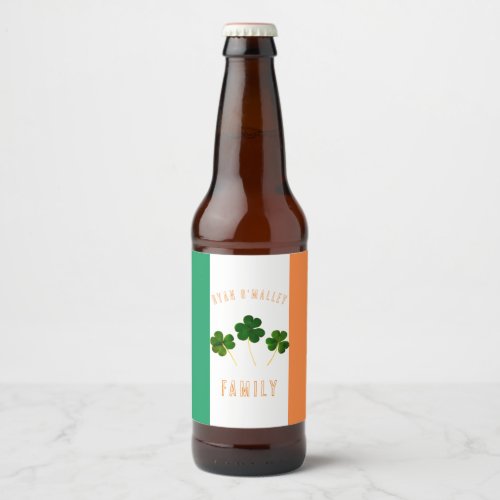 Celtic Irish Pride  Fun Beer Bottle Label