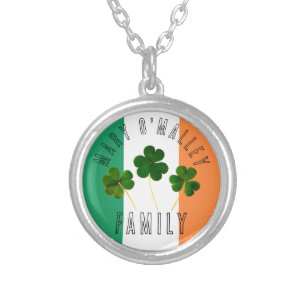 Celtic Irish Pride & Fun Lapel Pin Silver Plated Necklace
