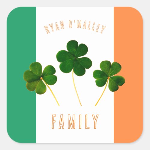 Celtic Irish Pride  Fun Square Sticker