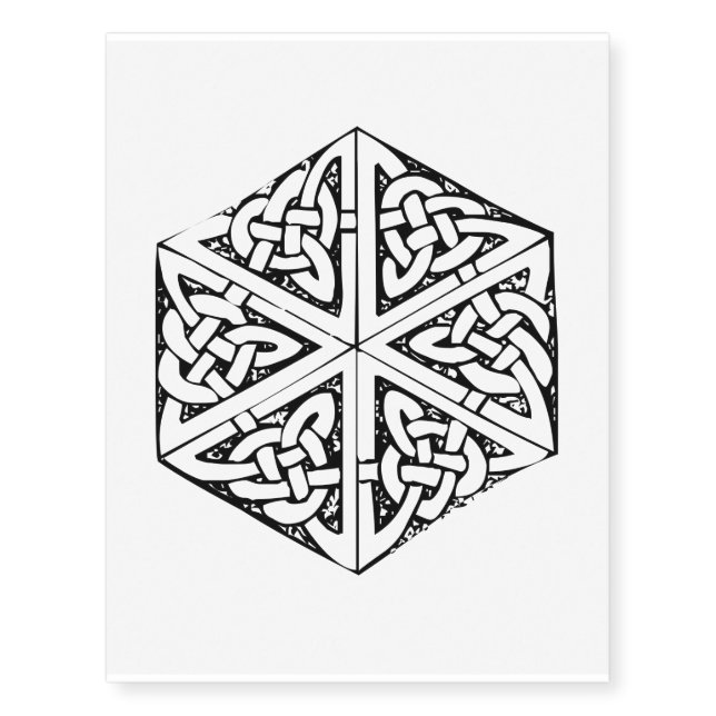 celtic irish sacred symbols temporary tattoos (Front)