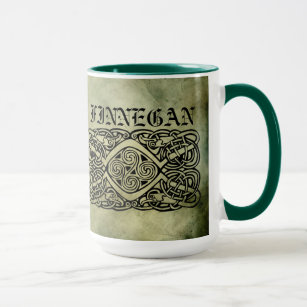 celtic irish surname sacred symbols mug
