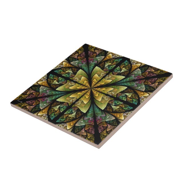 Celtic Journey Ceramic Tile (Side)