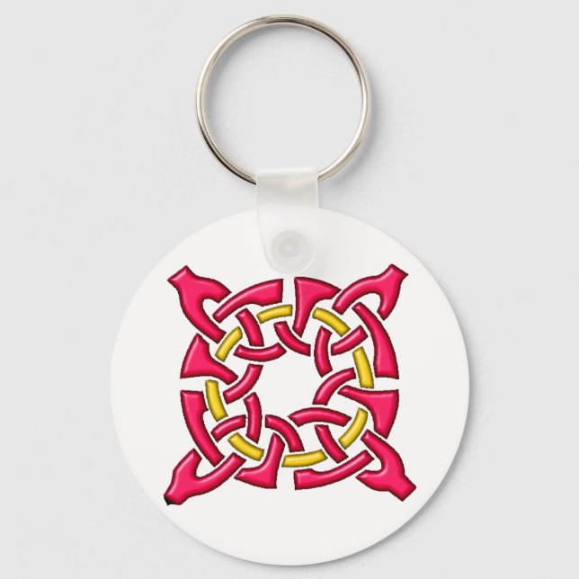Celtic Knot 13 Keychain (Front)