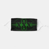 celtic knot adult cloth face mask (Front, Folded)