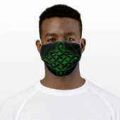 celtic knot adult cloth face mask (Worn)