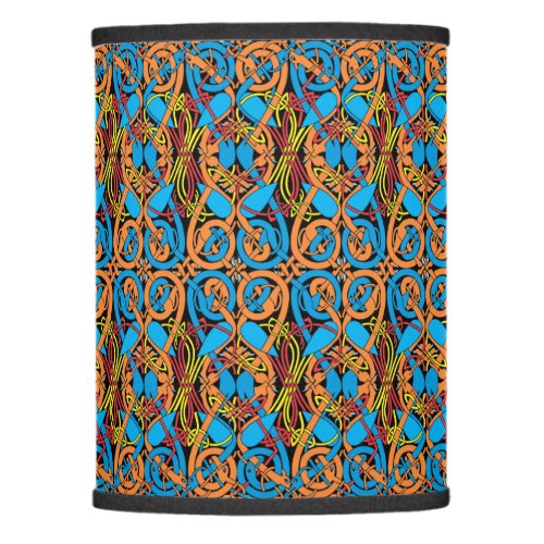 Celtic Knot Animals Lindisfarne Color Pattern Lamp Shade