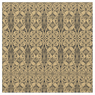 Celtic Knot Animals Lindisfarne Pattern Fabric