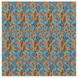 Celtic Knot Animals Lindisfarne Pattern Fabric