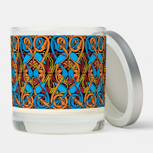 Celtic Knot Animals Lindisfarne Pattern Scented Candle