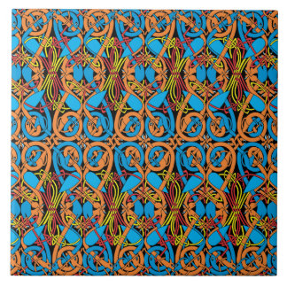 Celtic Knot Animals Lindisfarne Pattern Tile