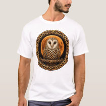 Celtic Knot Barn Owl Harvest Moon