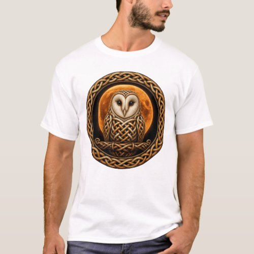 Celtic Knot Barn Owl Harvest Moon