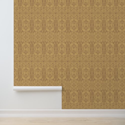 Celtic Knot Birds Lindisfarne Pattern Wallpaper