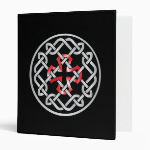 Celtic Knot Black Metallic Binder