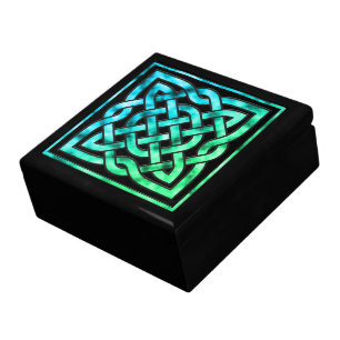 Celtic Knot - Blue Green Gift Box