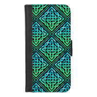 Celtic Knot - Blue Green iPhone Wallet Case