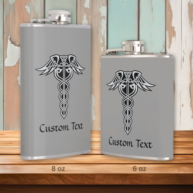 Celtic Knot Caduceus Flask (Creator Uploaded)