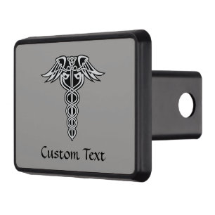 Celtic Knot Caduceus Hitch Cover