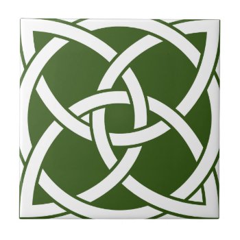 Celtic Knot Ceramic Tile by FloralZoom at Zazzle