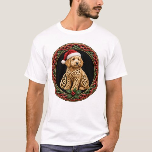Celtic Knot Christmas Goldendoodle